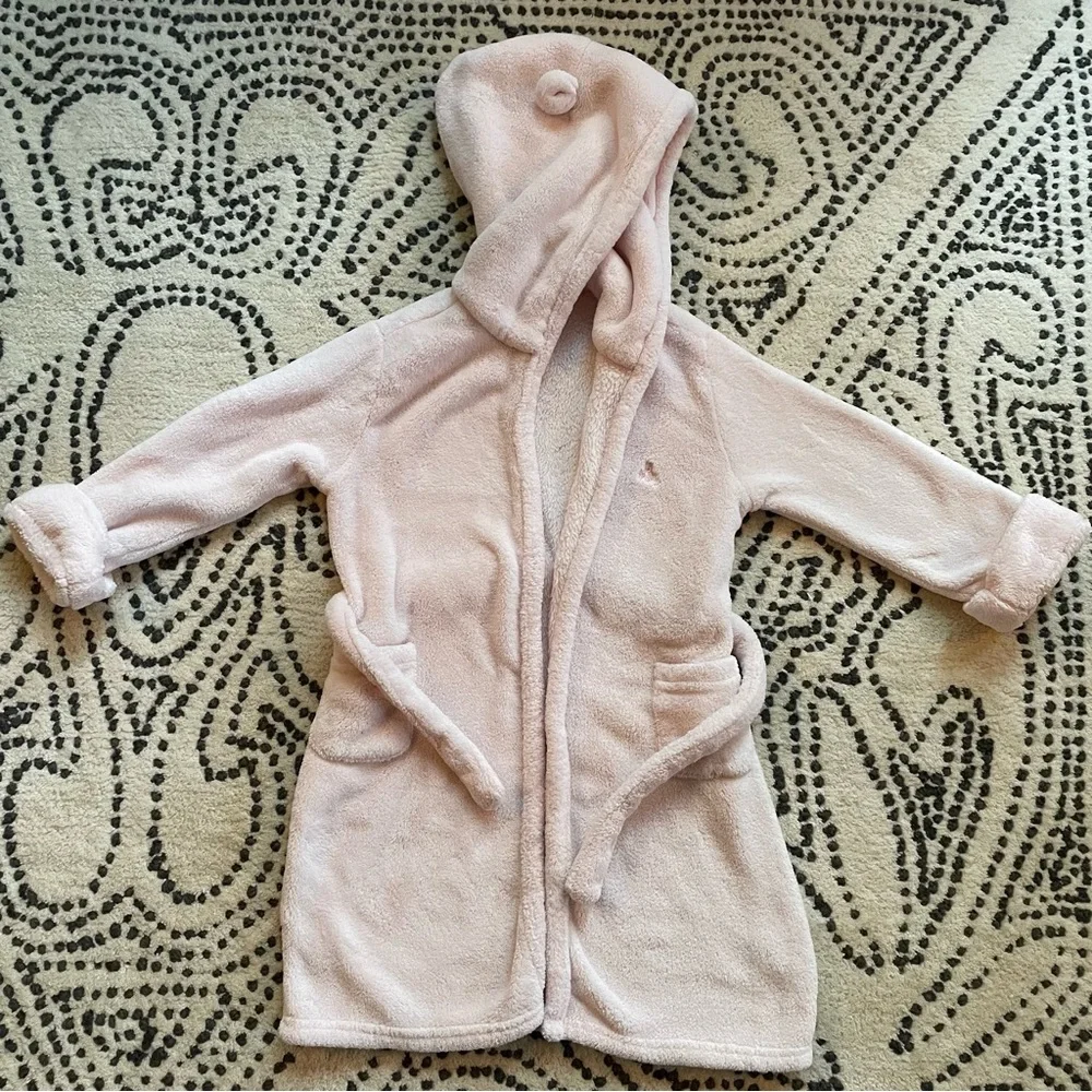 GAP Toddler Fuzzy Bathrobe, light pink, size 5 - Picture 1 of 5